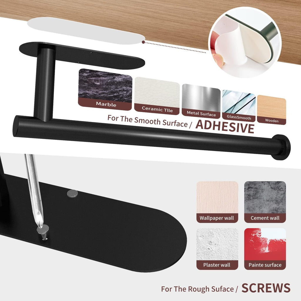 No-Drill Paper Towel Holder | Zero Wall Damage